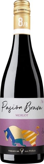 Вино Pasion Brava Merlot напівсухе червоне 10.5-15% 0.75 л